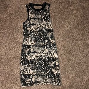 Black and white dress